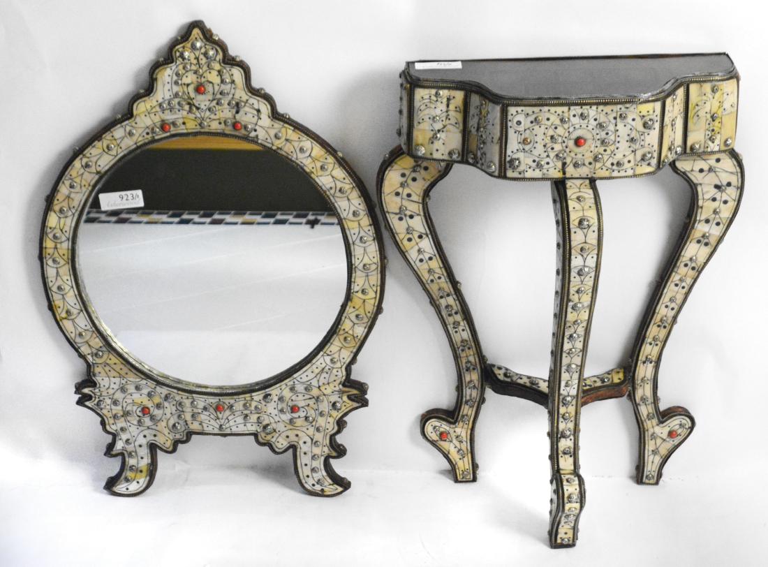 Moroccan Hall Table and Mirror (1 of 4)