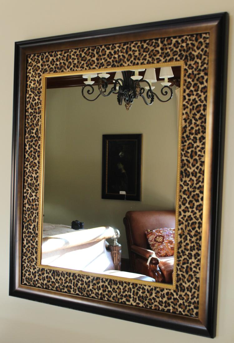 Decorator Leopard Print Mirror (1 of 1)