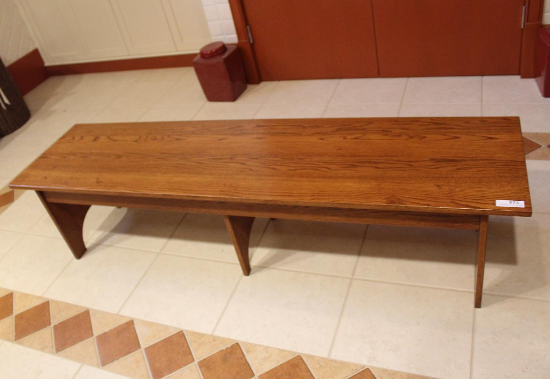 Primitive Wooden Bench (1 of 2)