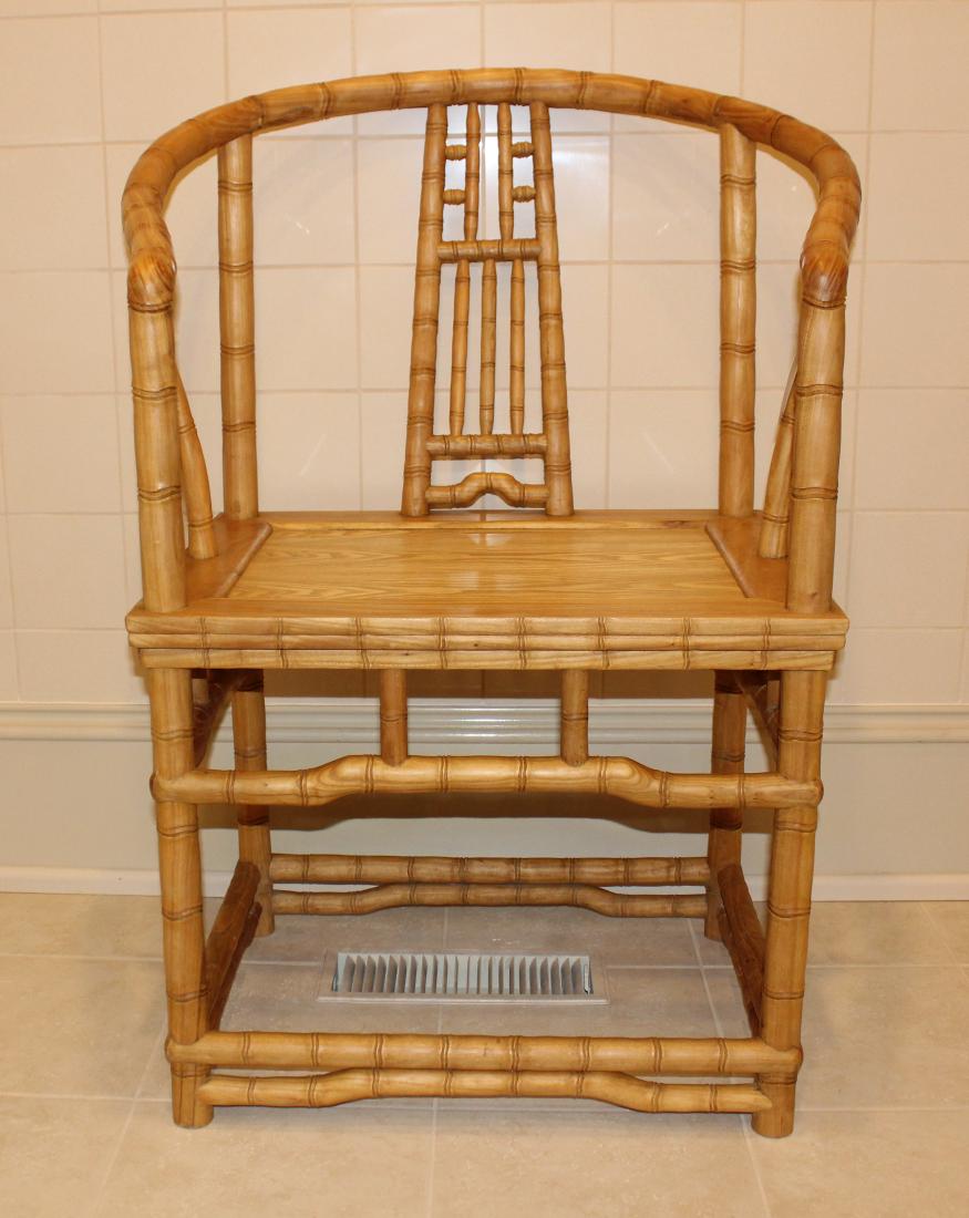 Pair of Bamboo Armchairs (1 of 3)