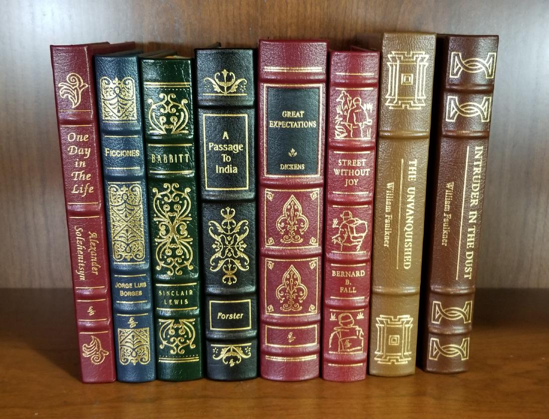 Easton Press Decorative Leather Bound Books (8)