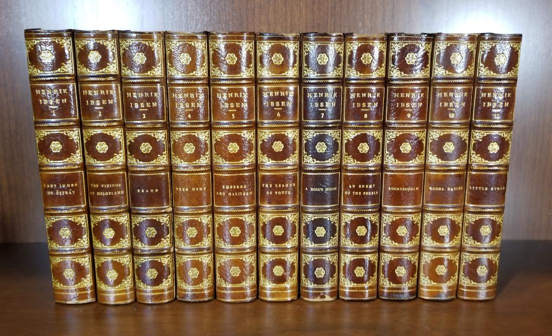 Ibsen, Henrik Decorative Leather Bound Books (11) (1 of 3)
