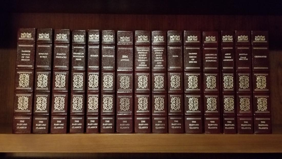 Decorative Leatherette Harvard Classics (15) (1 of 2)