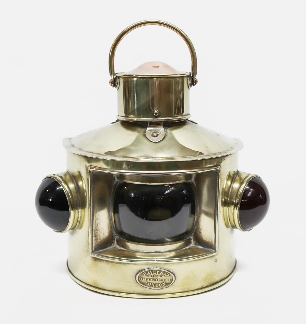 Brass Bow Lantern From a Boat (1 of 8)