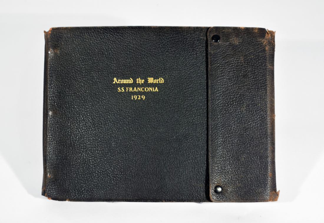 SS Franconia Passenger Scrapbook, 1929 (1 of 6)