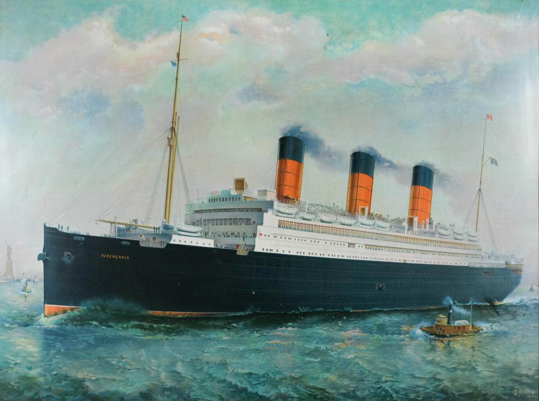 SS Berengaria Print on Tin (1 of 7)