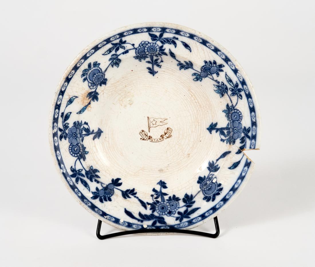 RMS Republic Delf Soup Bowl. White Star Line (1 of 1)