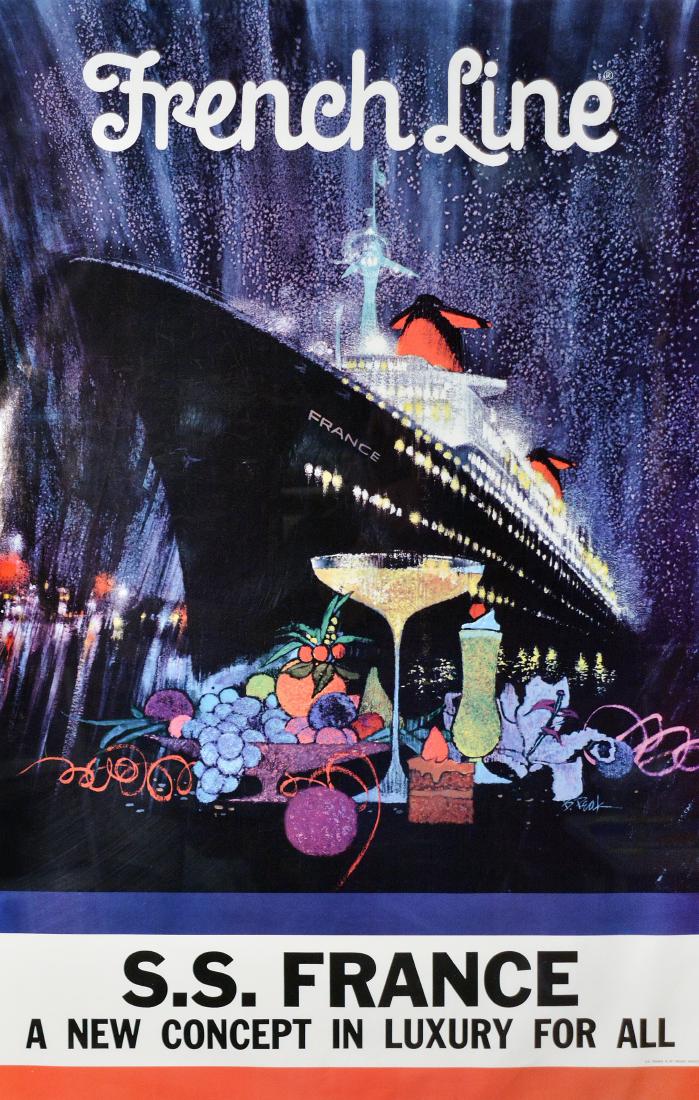 SS France Lithograph Poster (1 of 7)