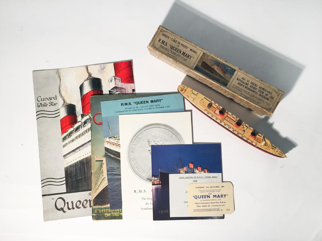 Queen Mary Paper Model and Ephemera (1 of 6)
