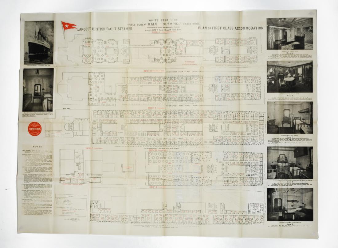 Oversized Olympic Deck Plan (1 of 3)