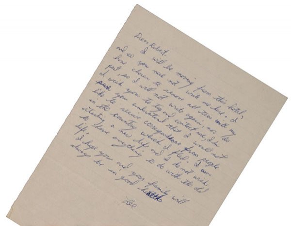 Oswald Signed Letter
