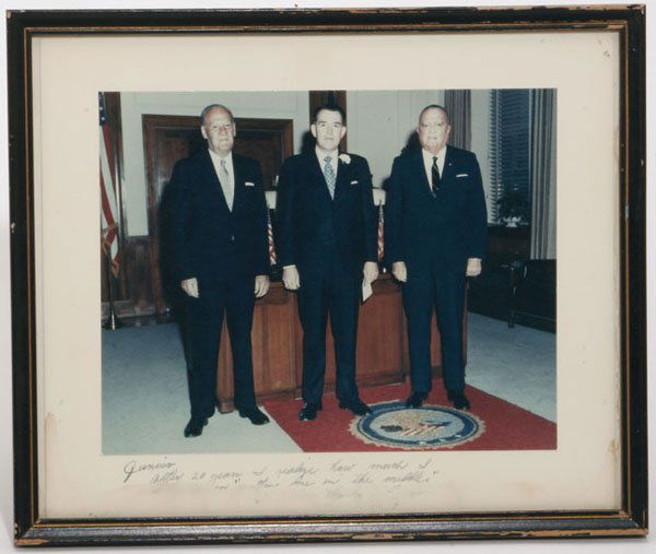 J. Edgar Hoover And Clyde Tolson Signed Photo