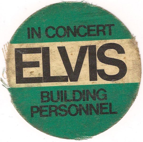 Four Elvis Presley Concert Stickers