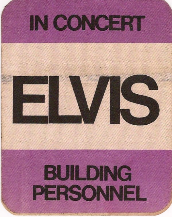 Four Elvis Presley Concert Stickers - 3