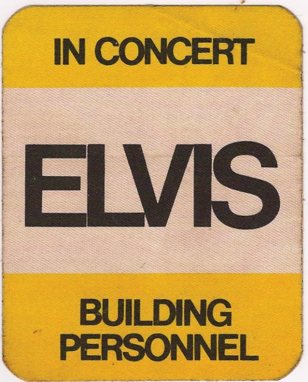 Four Elvis Presley Concert Stickers - 4