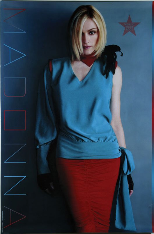 Posters For Madonna's 2001 Tour