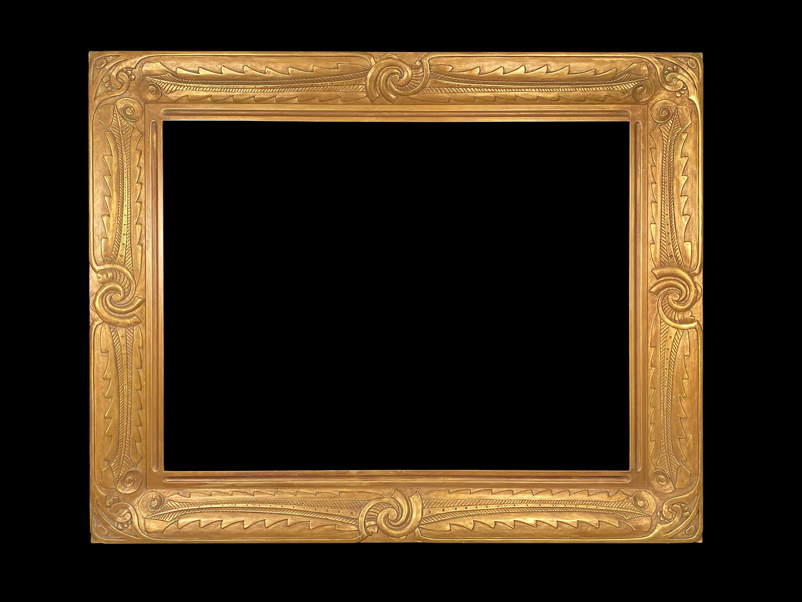 Eli Wilner Frame, Taos American c. 1920 Style: Eli Wilner Frame, Taos Style American c. 1920 Style Frame Carved and gilded frame Based on an American c. 1920 Taos style period frame used by Eanger Irving Couse. The Taos School, or the Taos Societ