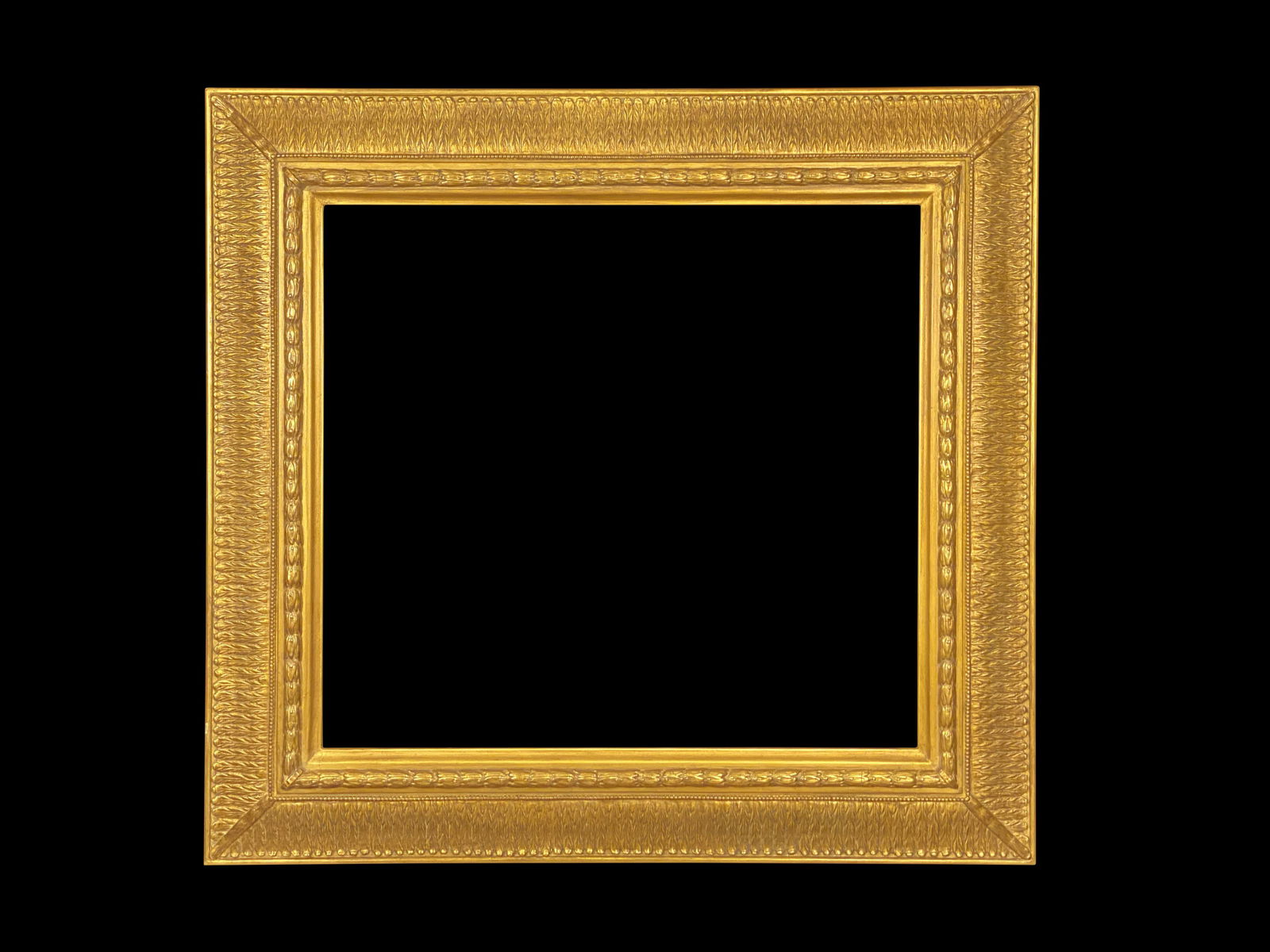 Eli Wilner Frame, Stanford White Style Ex. Hassam: Eli Wilner Frame, Stanford White Style Frame Ex. Childe Hassam Applied ornament and gilded Based on an American c. 1900 Standford White period frame. As opposed to mass-produced frames, original Eli