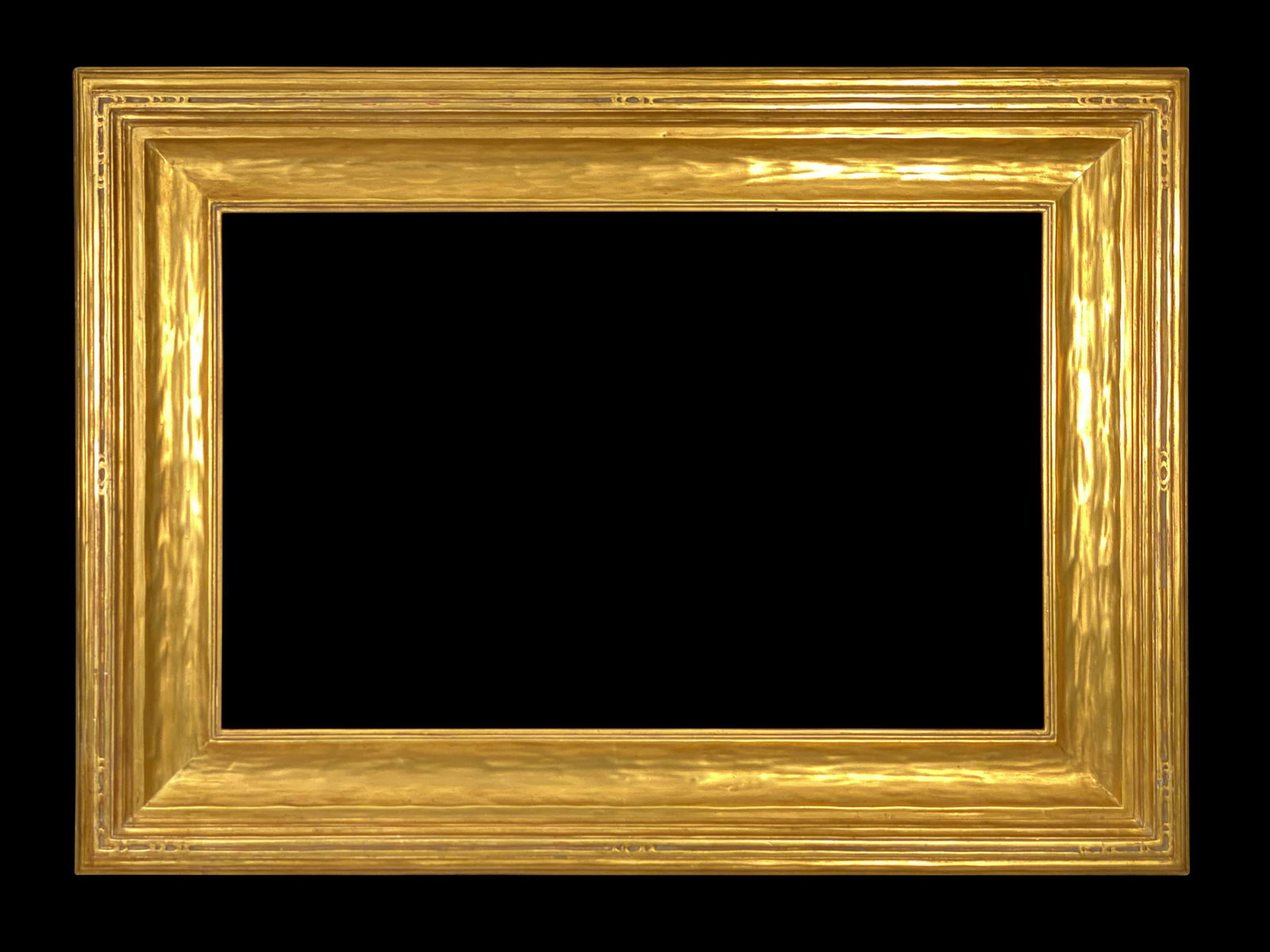 Eli Wilner Frame, American c. 1910 Style Frame: Eli Wilner Frame, American c. 1910 Style Frame Ex. Colin Campbell Cooper Carved and gilded wood Based on an American c. 1910 period frame. This frame style was used by artists such as Stuart Davis. A