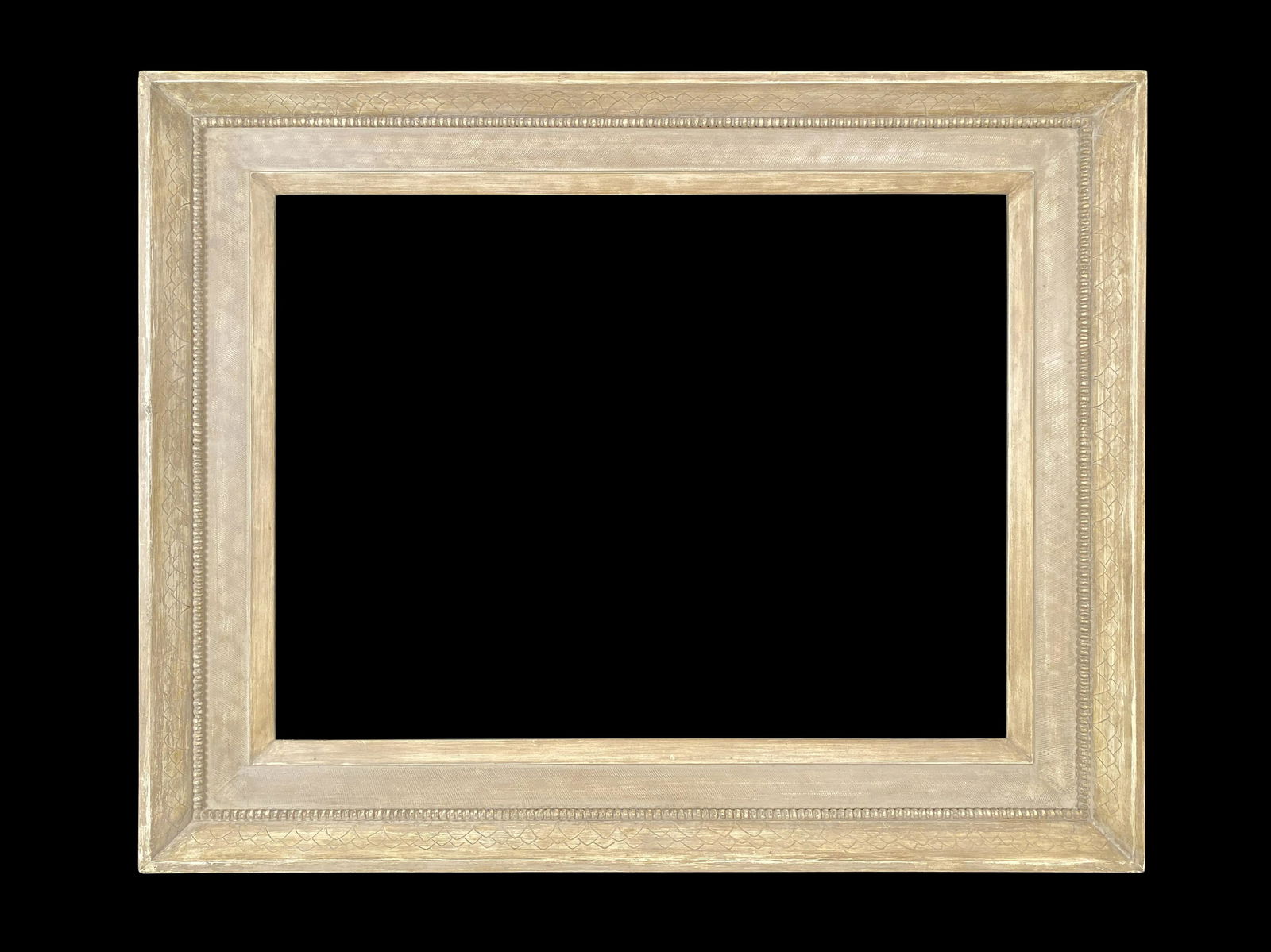Eli Wilner Frame, Carl Sandelin Design Style: Eli Wilner Frame, Carl Sandelin Design, American c. 1940 Style Frame Shaped and painted wood with incised decoration. Based on an American c. 1940 Carl Sandelin period frame, who was the framer for Ed