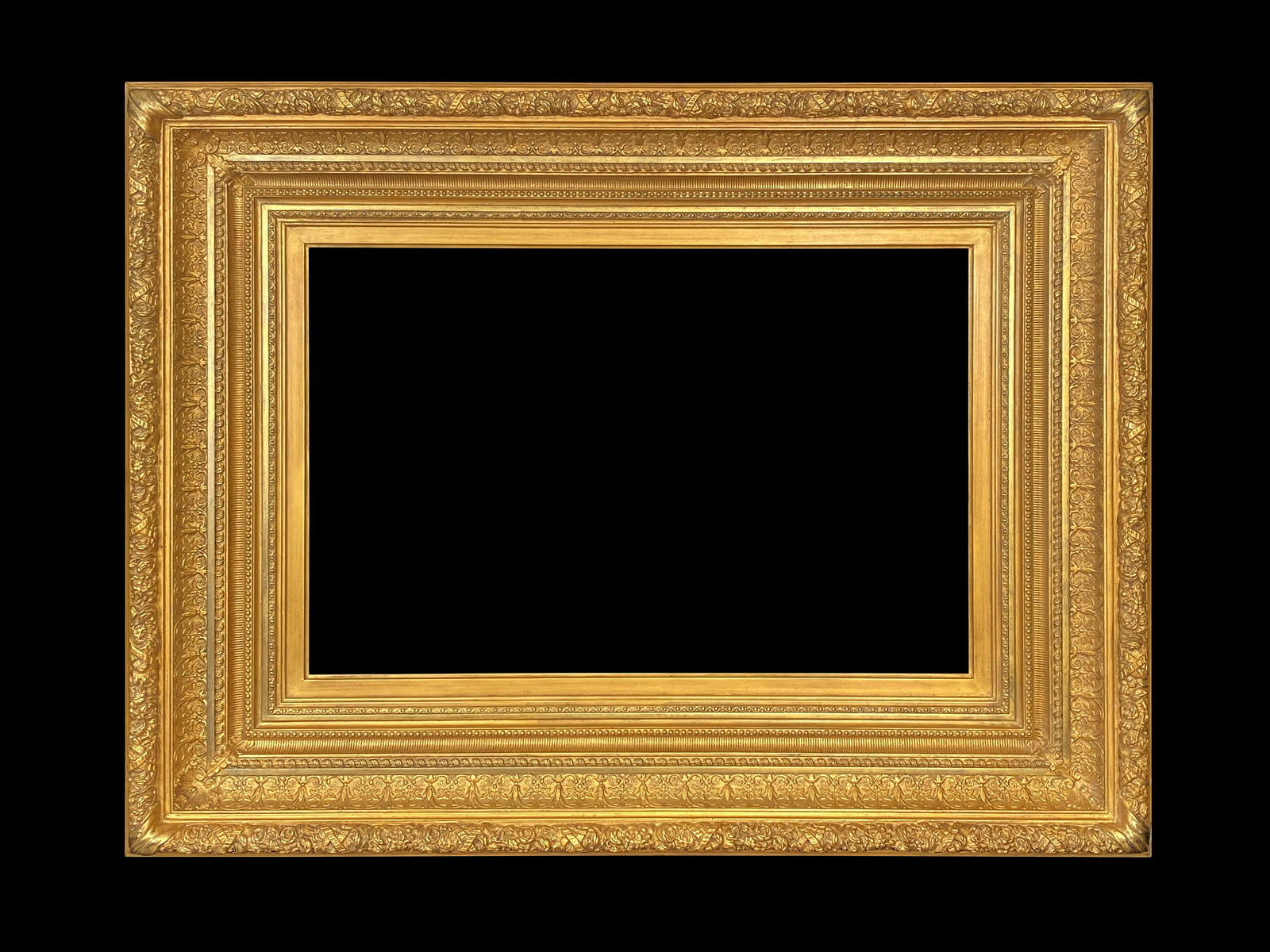 Eli Wilner Frame, American c. 1880 Style Frame: Eli Wilner Frame, American c. 1880 Style Frame Applied ornament and gilded Based on an American c. 1880 period frame. As opposed to mass-produced frames, original Eli Wilner hand-crafted frames are c