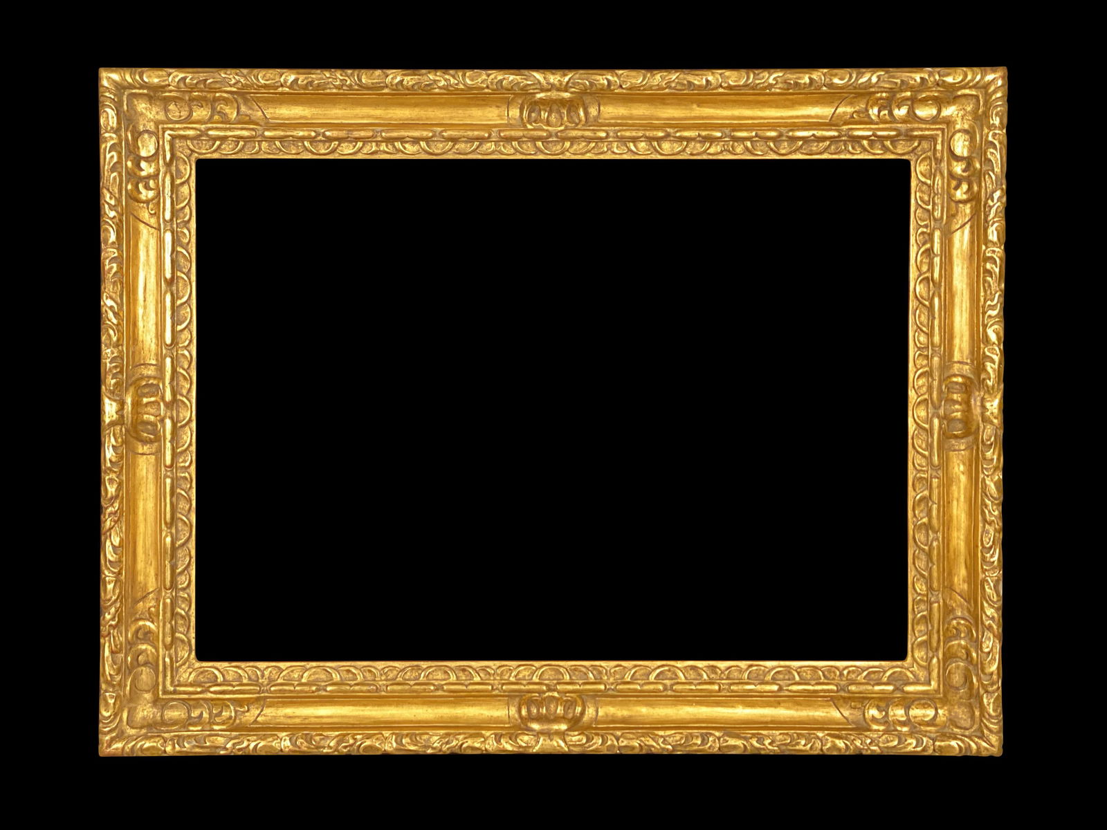 Eli Wilner Frame, American c. 1920 Style Frame: Eli Wilner Frame, American c. 1930 Style Frame Carved and gilded frame Based on an American c. 1920 period frame. As opposed to mass-produced frames, original Eli Wilner hand-crafted frames are creat