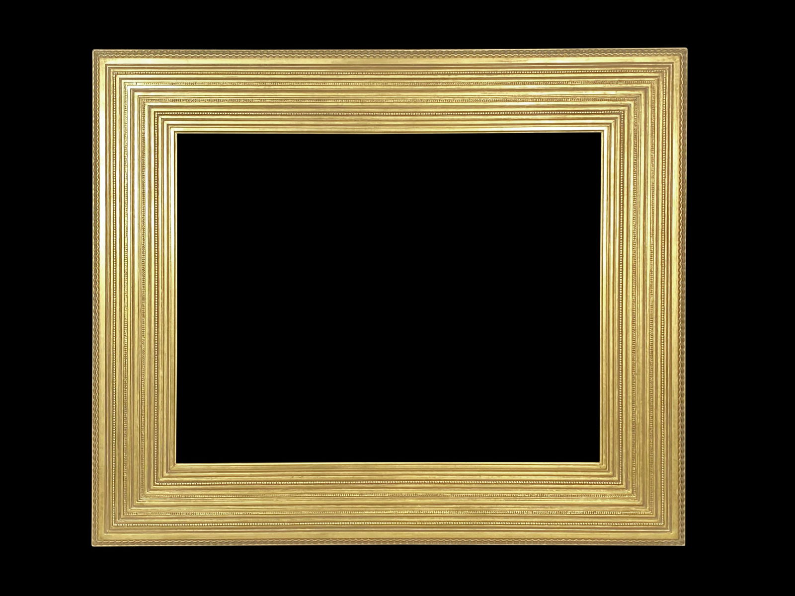 Eli Wilner Frame, Stanford White c. 1900 Style: Eli Wilner Frame, Stanford White American c. 1900 Style Frame Shaped and gilded frame Based on an American c. 1900 Standford White period frame. Similar frames have been used by Wilner for American ar