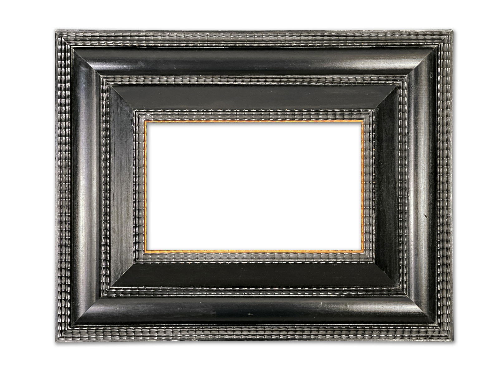 Eli Wilner Frame, Dutch 18th Century Style Frame: Eli Wilner Frame, Dutch 18th Century Style Frame Shaped and painted with gilded sight edge. Based on a Dutch 18th century period frame. Similar frames have been used by Wilner on paintings by Dutch Ol