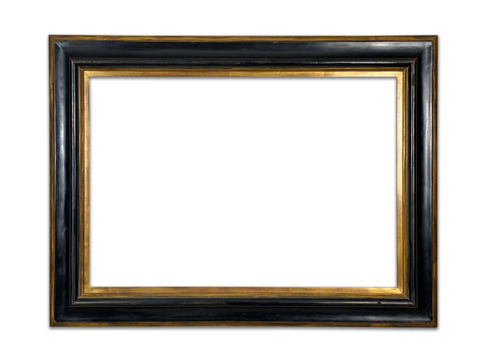 Eli Wilner Frame, Spanish Style, Ex. Rousseau: Eli Wilner Frame, 18th Century Spanish Style Frame, Ex. Henri Rousseau Shaped, painted, and parcel gilt frame. Based on an 18th century Spanish period frame. As opposed to mass-produced frames, origin