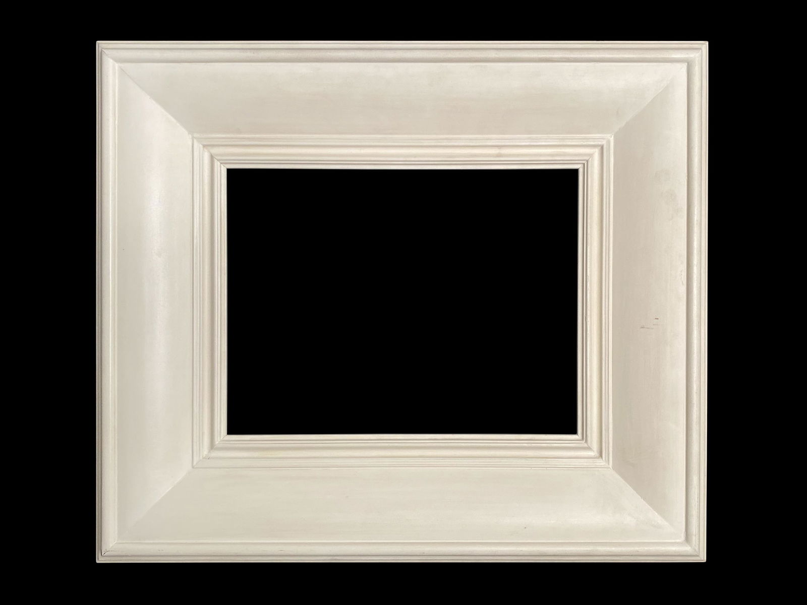 Eli Wilner Frame, American 20th Century Style: Eli Wilner Frame, American 20th Century Style Frame Ex. Fairfield Porter Shaped and painted frame Based on an American 20th century period frame. As opposed to mass-produced frames, original Eli Wilne
