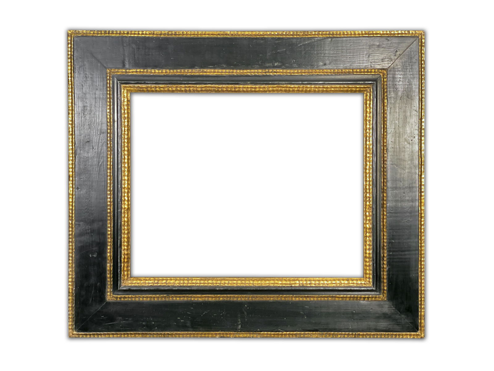 Eli Wilner Frame, Dutch 19th Century Style: Eli Wilner Frame, Dutch Style 19th Century Frame Shaped, painted, and gilded frame Based on a European 19th century Dutch style frame. Similar frames have been used by Wilner to frame works by Modigli