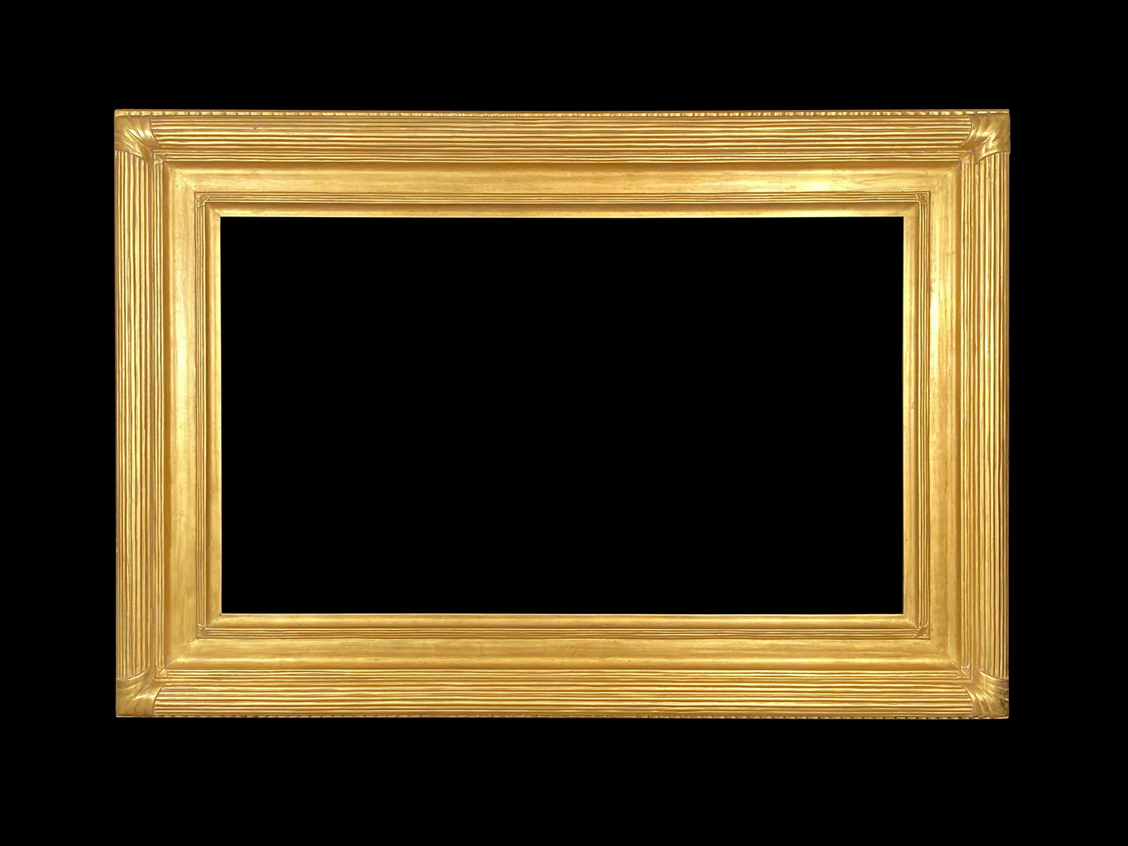 Eli Wilner Frame, Reeded American c. 1910 Style: Eli Wilner Frame, Reeded American c. 1910 Style Frame Carved and gilded frame; bundled reeded Based on an American c. 1910 period frame. As opposed to mass-produced frames, original Eli Wilner hand-cr