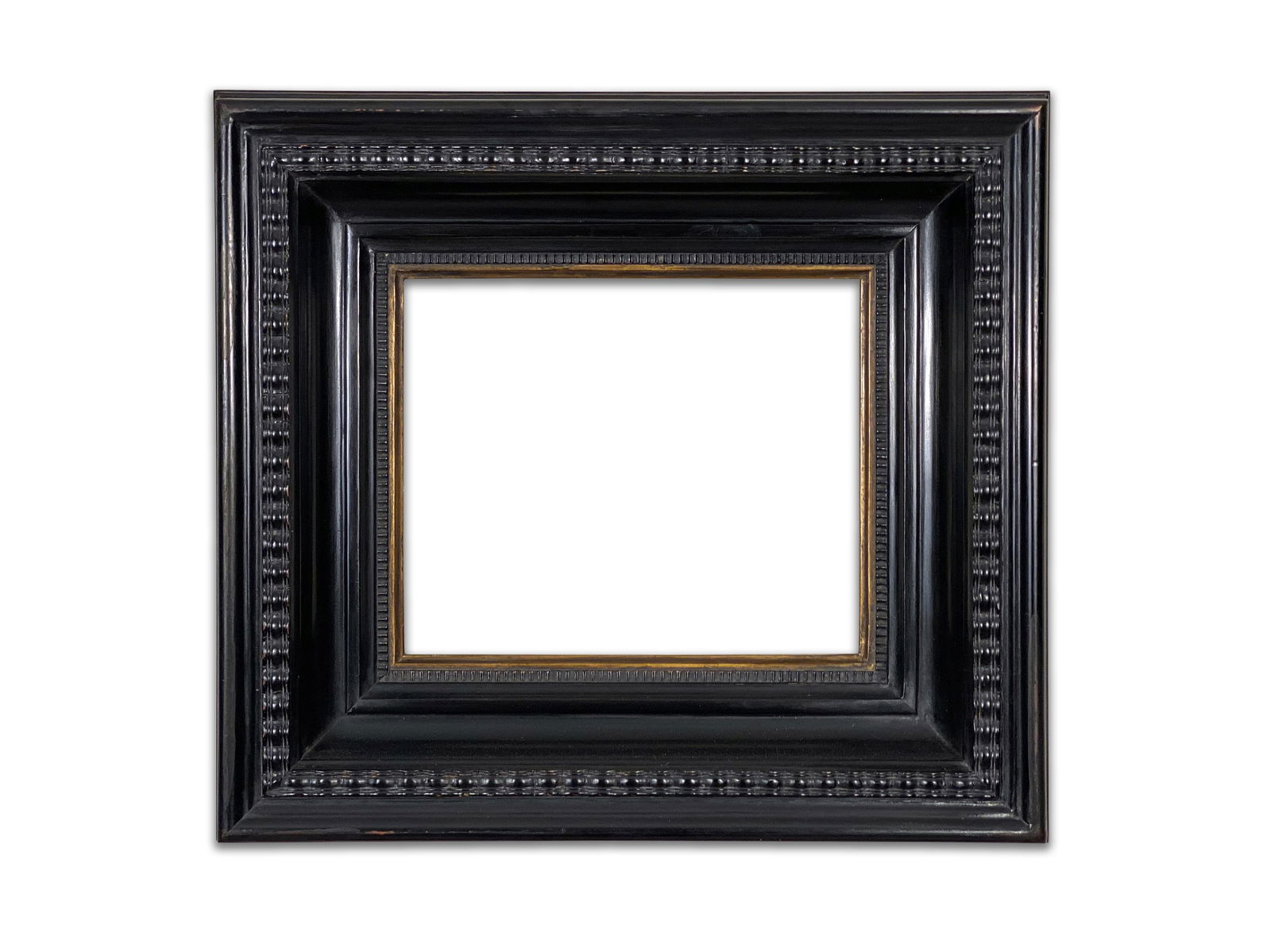 Eli Wilner Frame, Dutch 17th Century Style: Eli Wilner Frame, Dutch 17th Century Style, Ex. Frans van Mieris I Shaped, painted, and gilded frame Based on a European 17th century Dutch style period frame. As opposed to mass-produced frames, orig