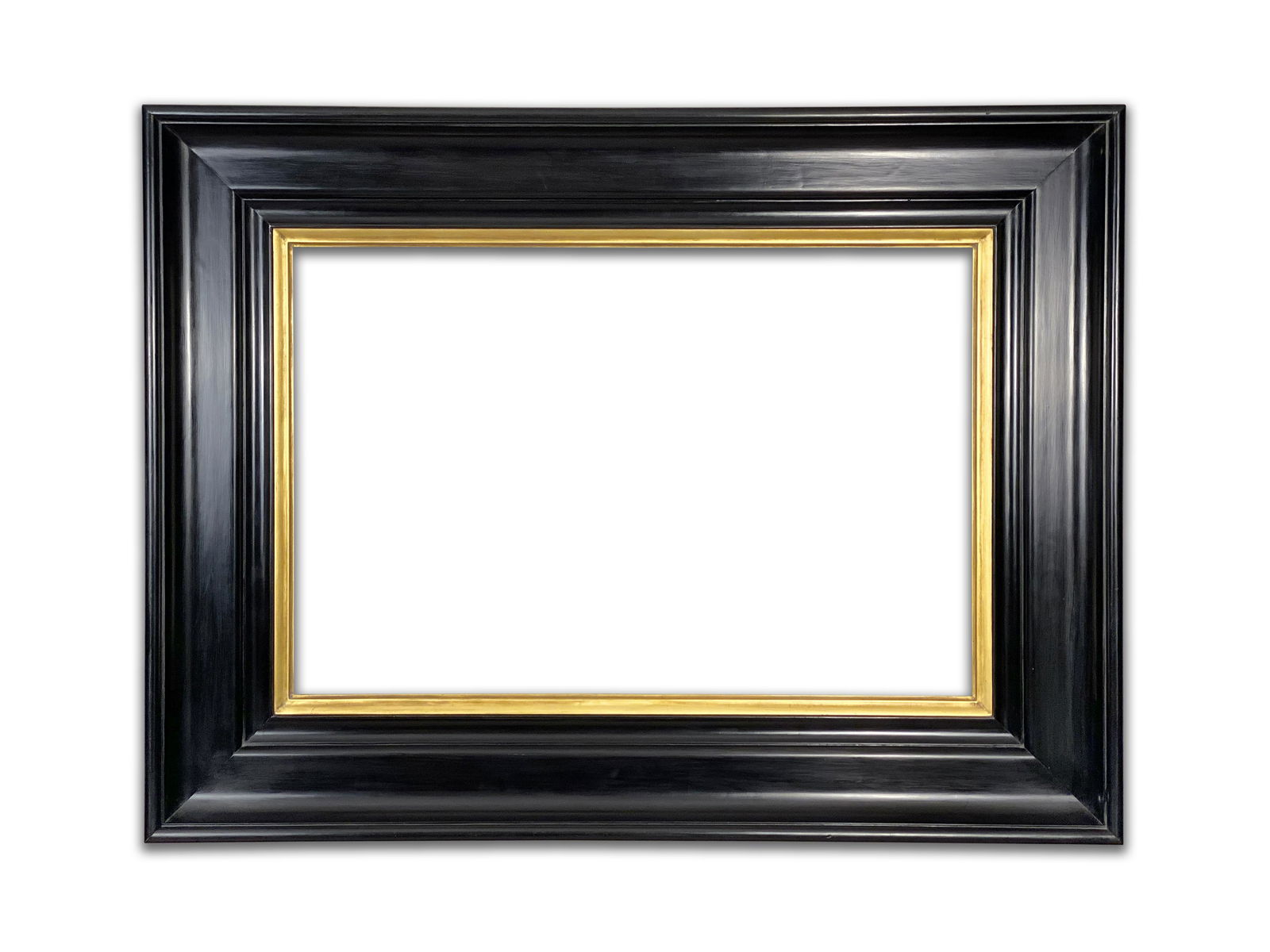 Eli Wilner Frame, Modernist 20th Century Style: Eli Wilner Frame, Modernist 20th Century Style Frame Shaped, painted, and gilded frame Based on a Modernist 20th century period frame. As opposed to mass-produced frames, original Eli Wilner hand-craf