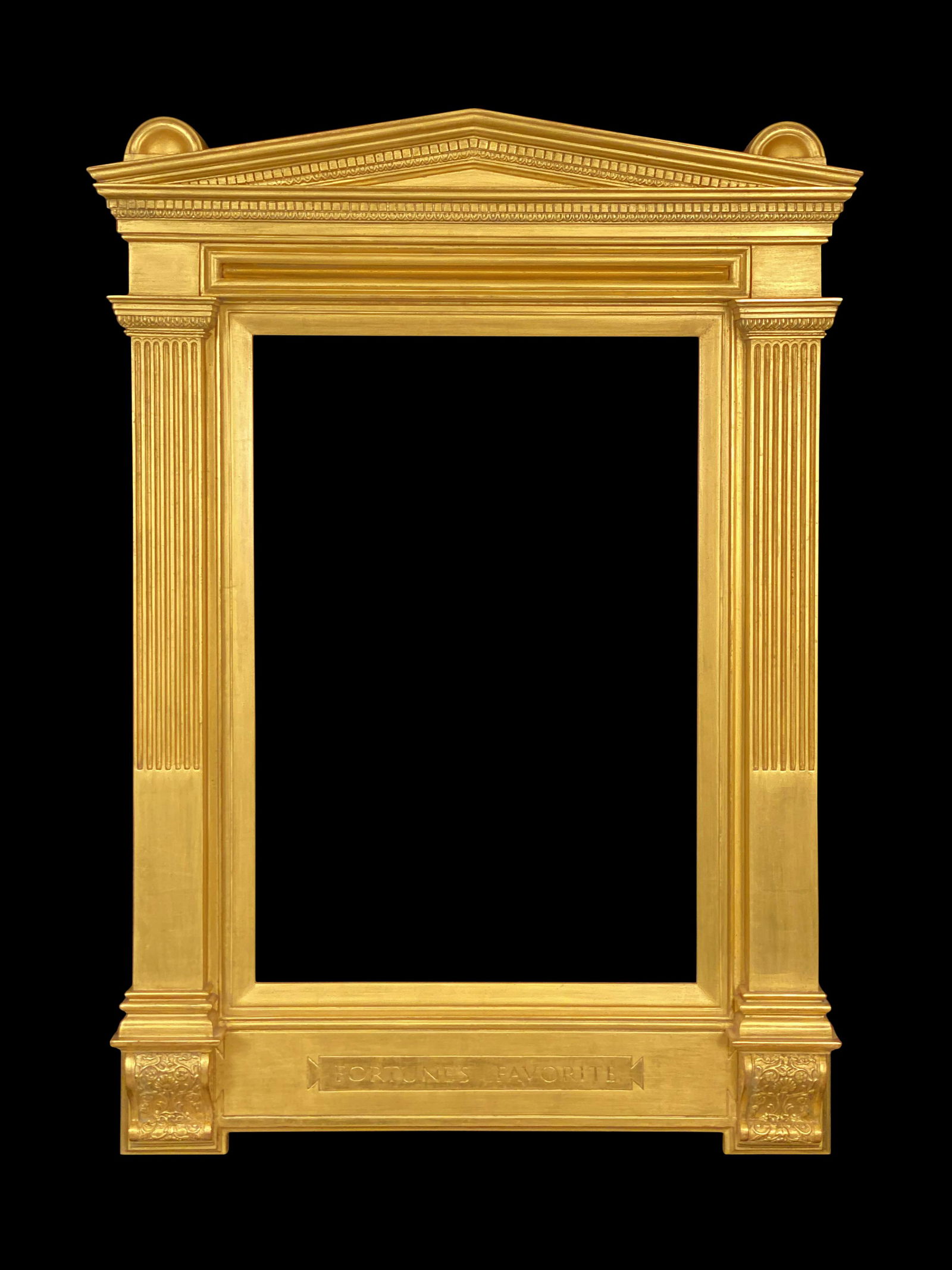 Eli Wilner Frame, 19th c. Tabernacle Style: Eli Wilner Frame, Tabernacle Style English 19th Century Style Frame Carved and gilded frame Based on an English 19th century Tabernacle style frame. As opposed to mass-produced frames, original Eli Wi
