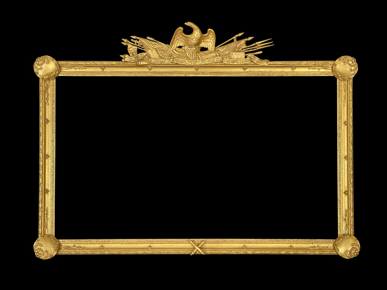 Eli Wilner Frame, Bespoke "Washington Crossing": Eli Wilner Frame, Bespoke Washington Crossing the Delaware Frame Scale Recreation (Up to 30" x 48") A handcrafted bespoke frame, fit to the successful bidder's needs, in the likeness of Eli Wilner's