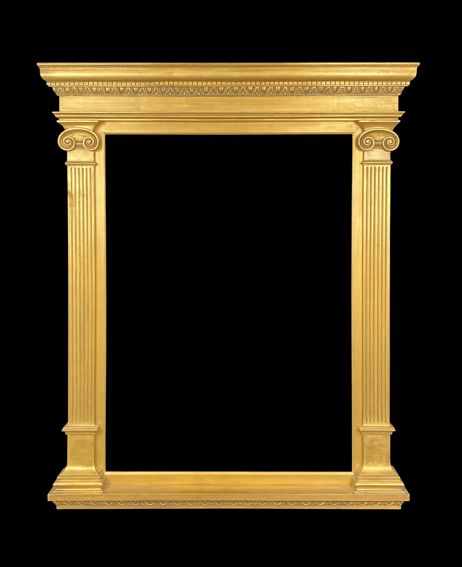 Eli Wilner Frame, 19th c. Tabernacle Style, Ex. Godward: Eli Wilner Frame, English 19th Century Tabernacle Style Frame, Ex. Godward Carved and gilded frame Based on an English 19th century Tabernacle style frame. As opposed to mass-produced frames, original