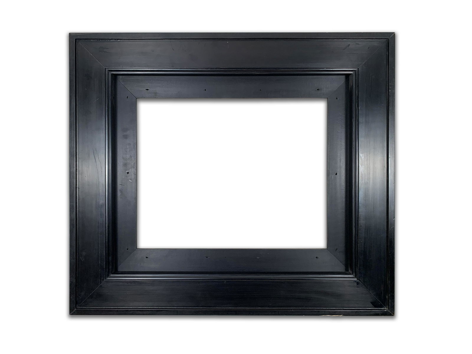 Eli Wilner Frame, 20th Century Modernist Style: Eli Wilner Frame, 20th Century Modernist Style Frame, Ex: Maurice de Vlaminck Shaped and painted frame Based on a Modernist 20th century style frame. This frame includes a strainer designed for a floa