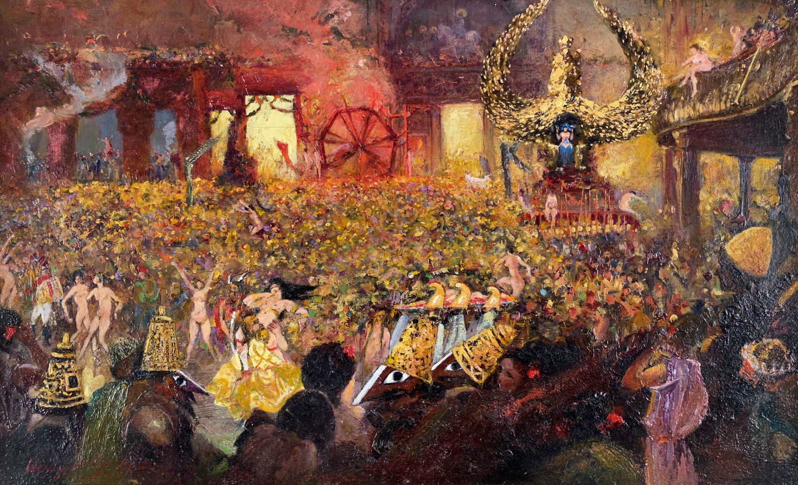 Henri-Jules Corneille de Groux, Le Bal des 4 Arts, 1902 (1 of 8)