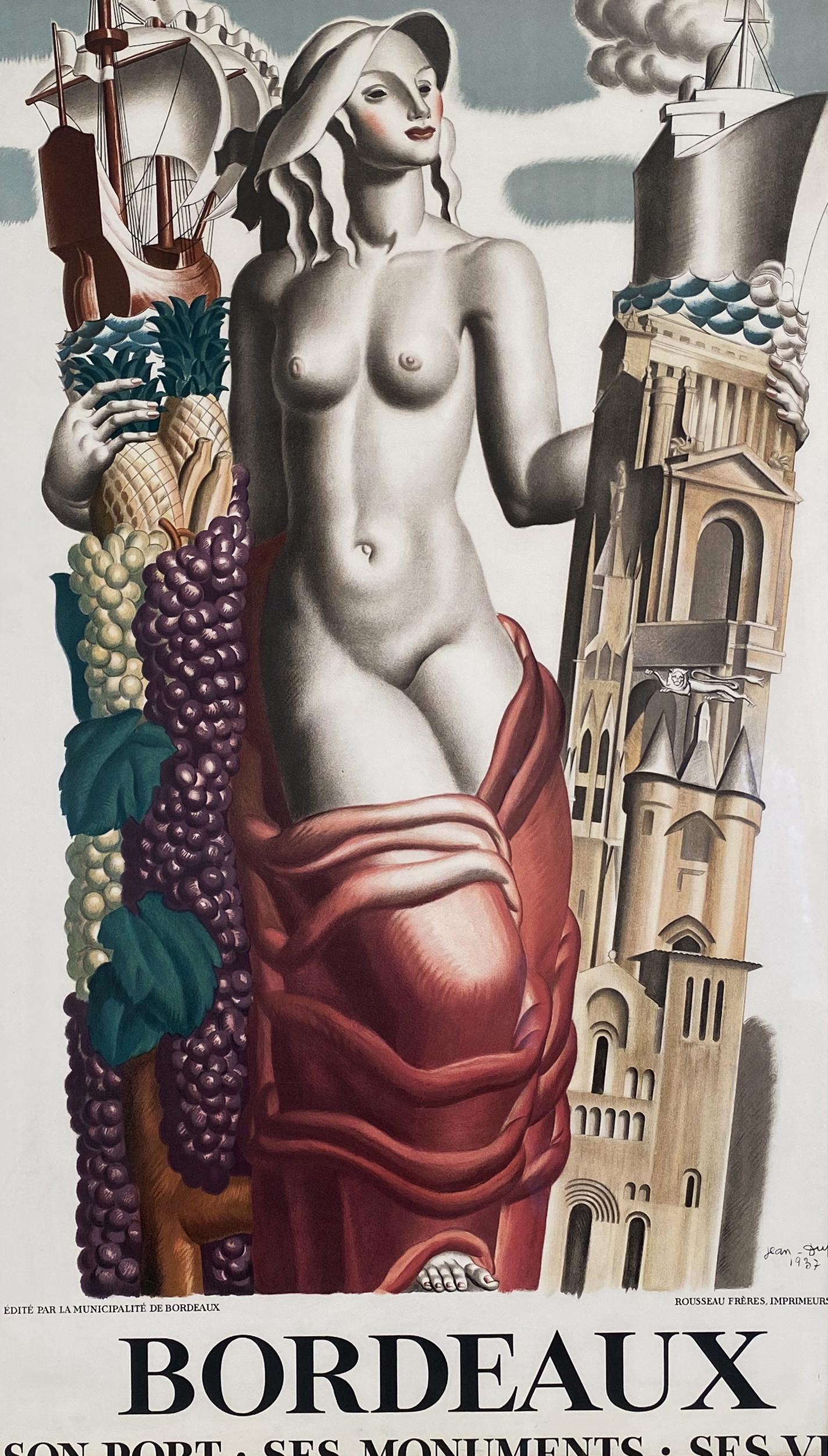 Jean Dupas, Bordeaux, France Travel Poster (1 of 5)