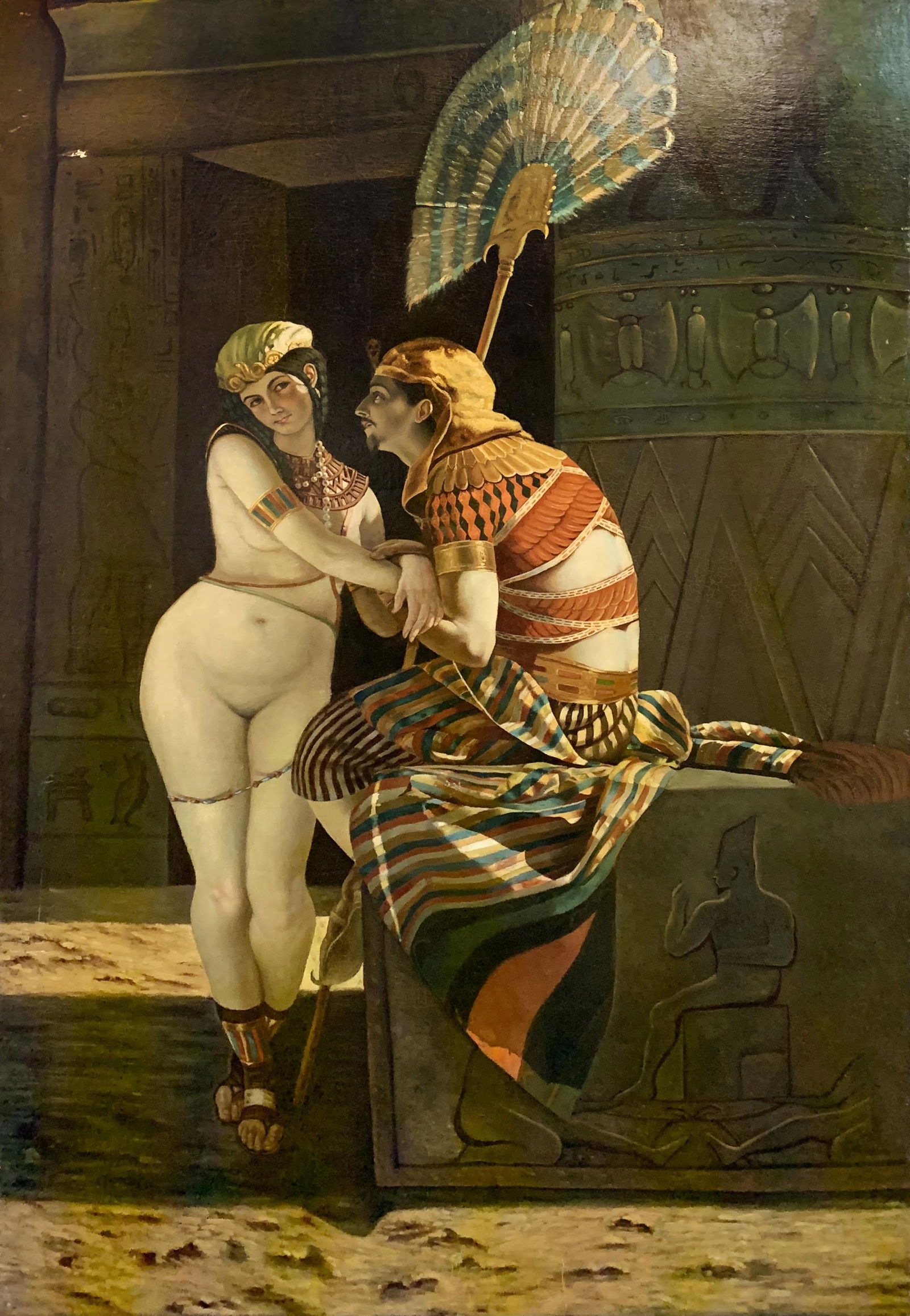 French School, 19th Century, An Egyptian tryst (1 of 6)