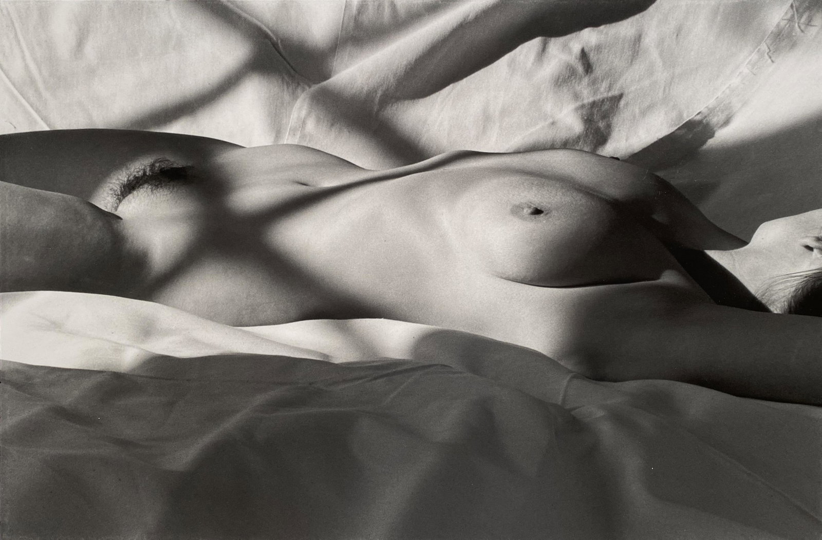 Steef Zoetmulder, William Diapraam, Jeff Gates, Three: Steef Zoetmulder, William Diapraam, and Jeff Gates Auphorn Nude (Zoetmulder); Naakt (Diapraam); Nude (Gates) Three black and white silver gelatin photograph reclining nude from three different photogr