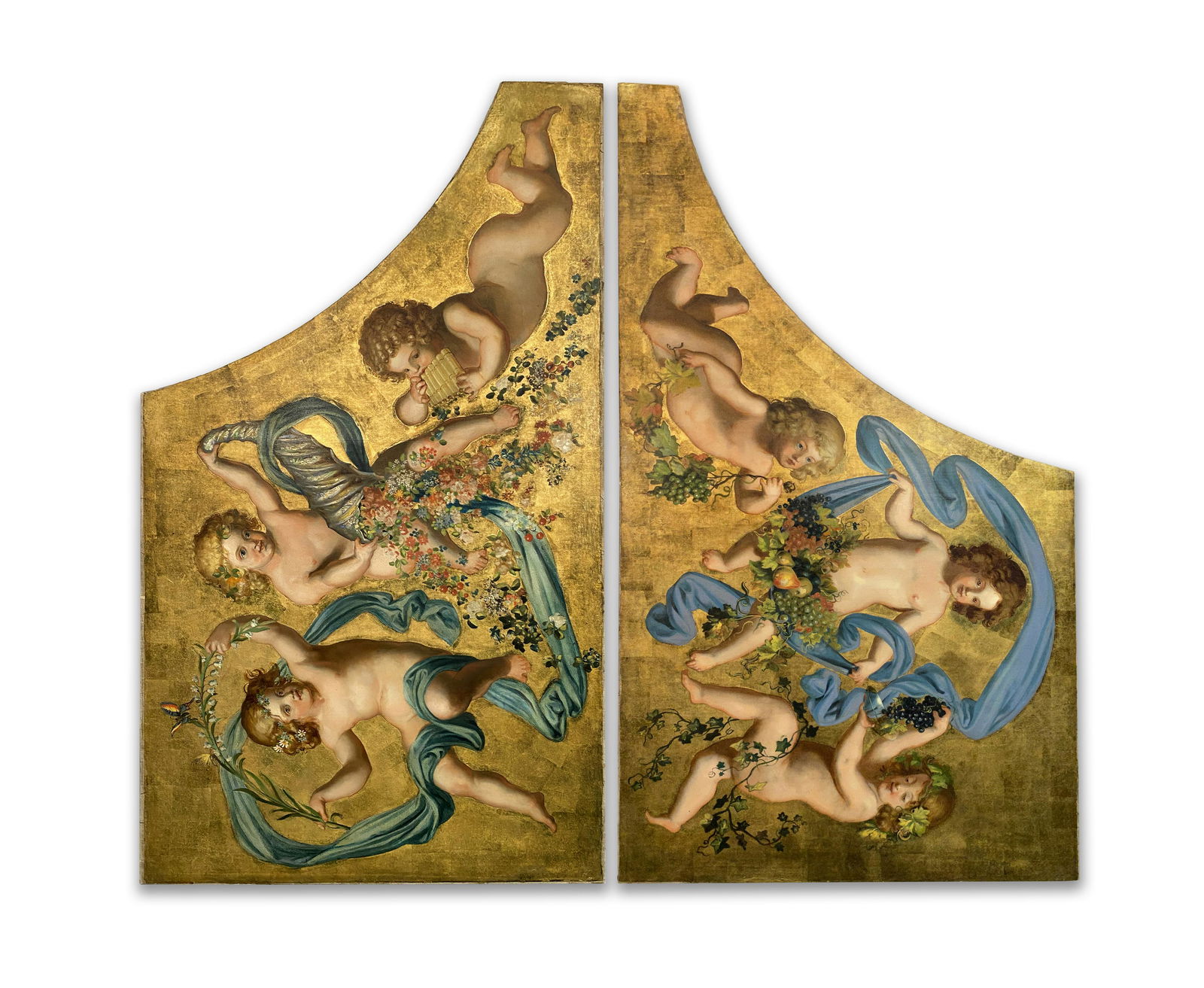 Attributed to Hans Makart Kries, Cavorting Putti with (1 of 10)