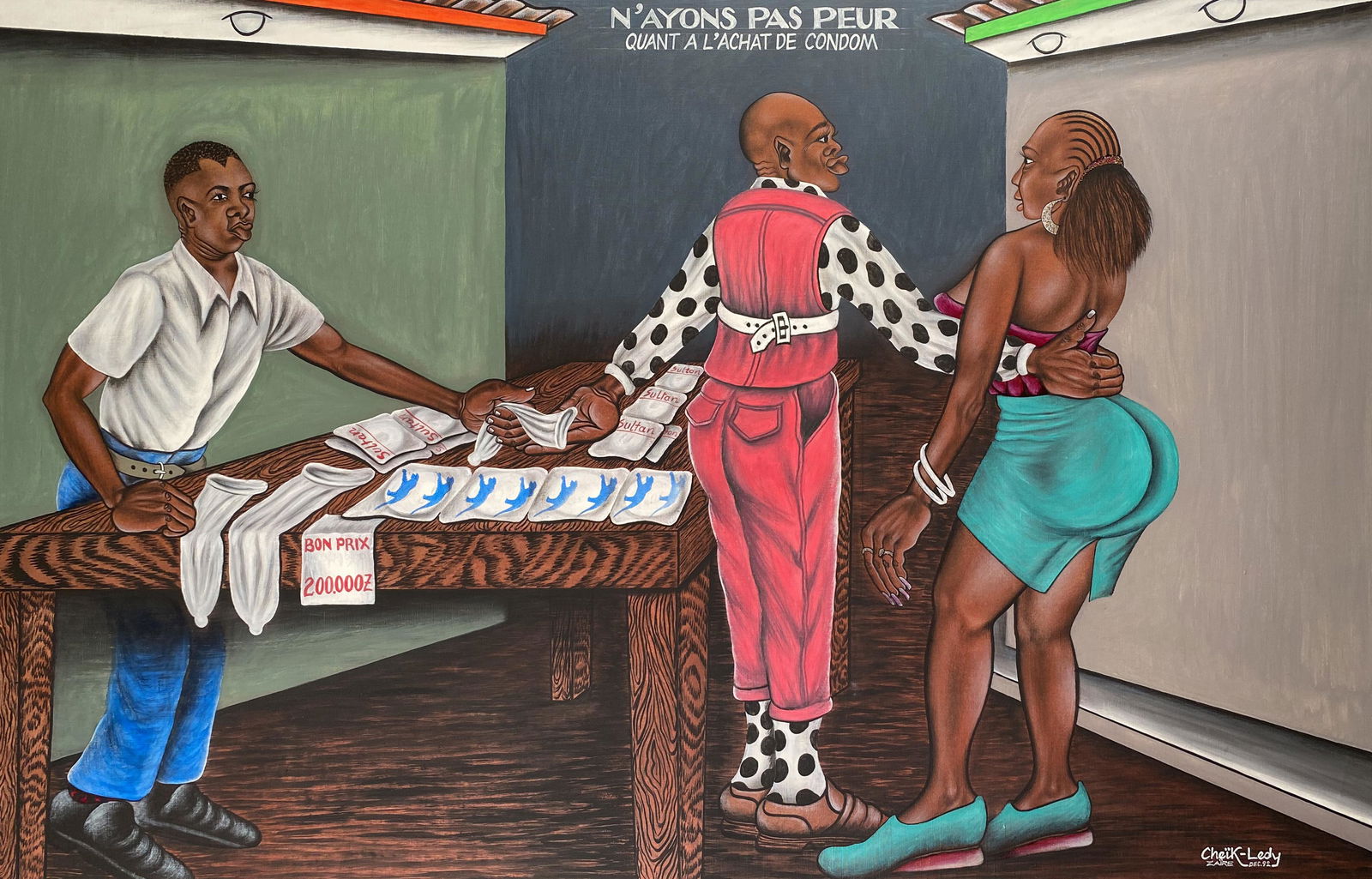 Cheik Ledy, N'ayons pas peur quant a l'achat de condom (1 of 6)