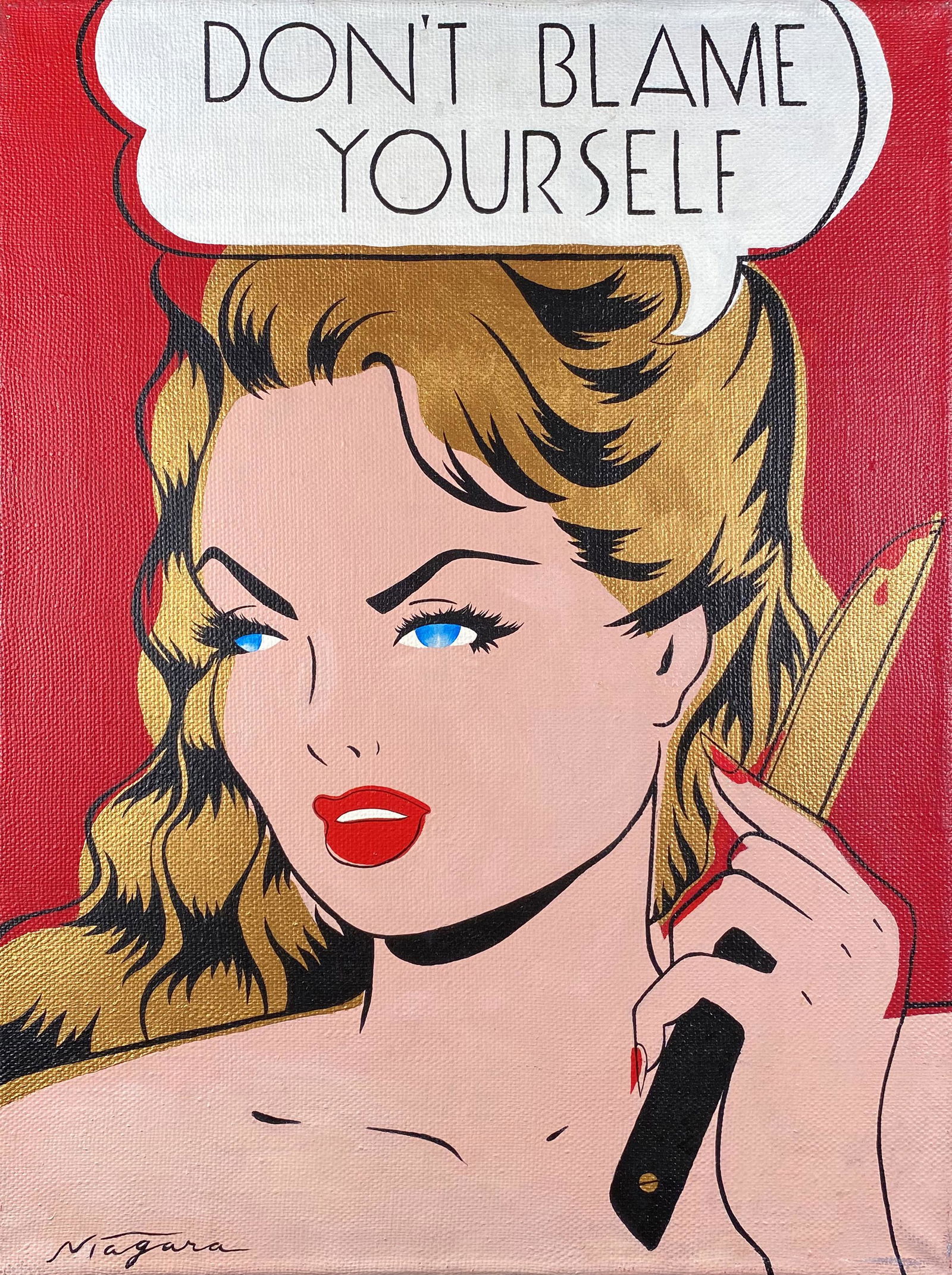 Niagara, Untitled (Don't Blame Yourself) (1 of 4)