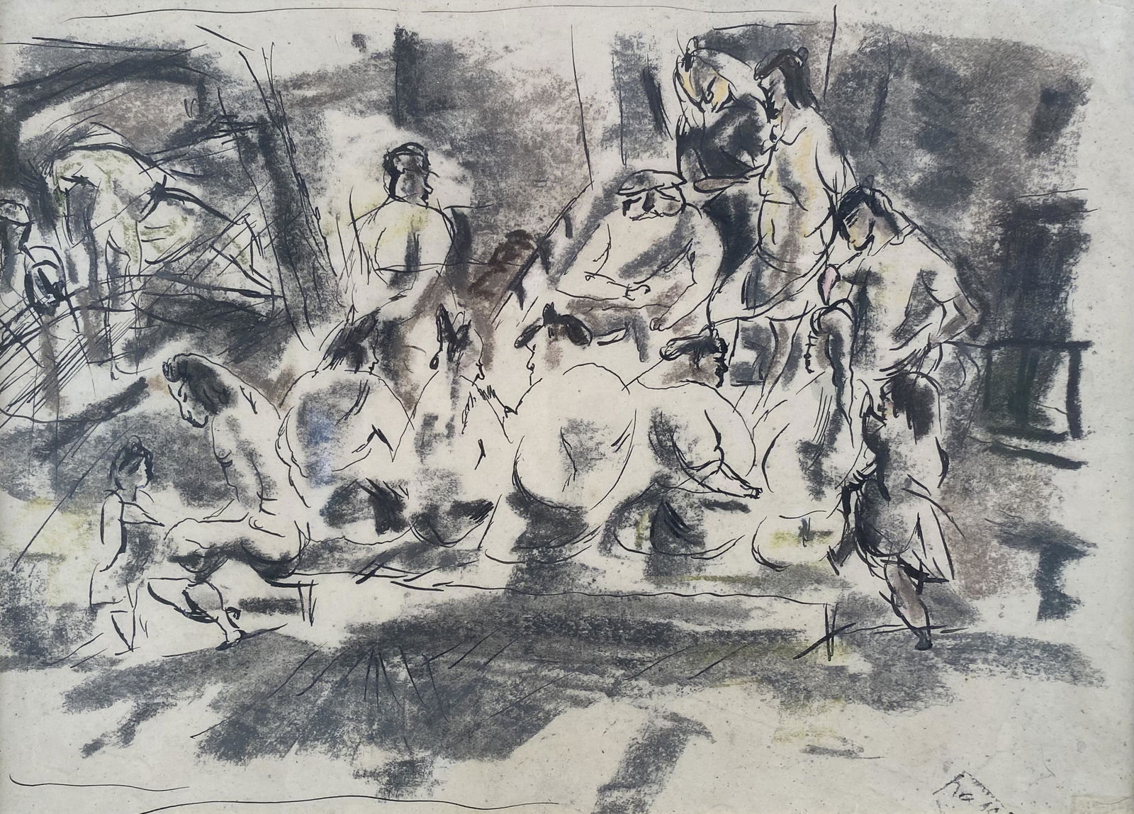 Jules Pascin, Au Bordel (At the Brothel) (1 of 6)