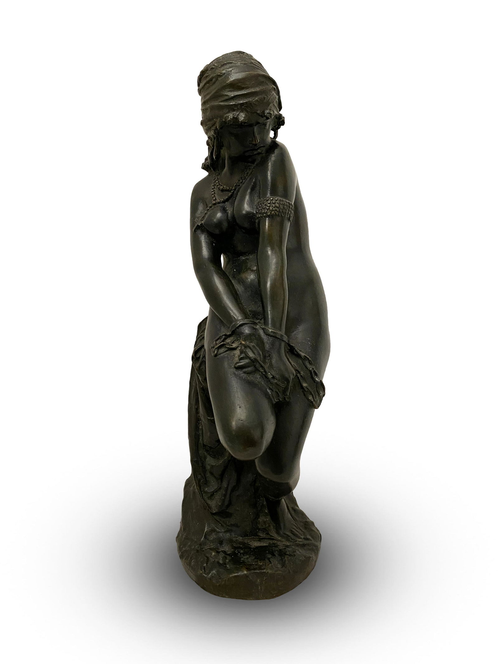 Attributed to S. Garcia, Untitled (Bronze Woman in (1 of 6)