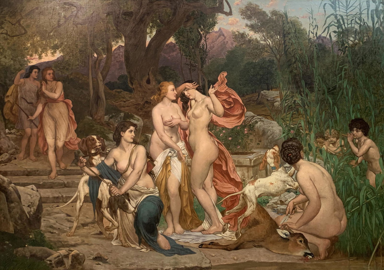 Hermann Julius Schlosser, Diana and her nymphs (1 of 7)
