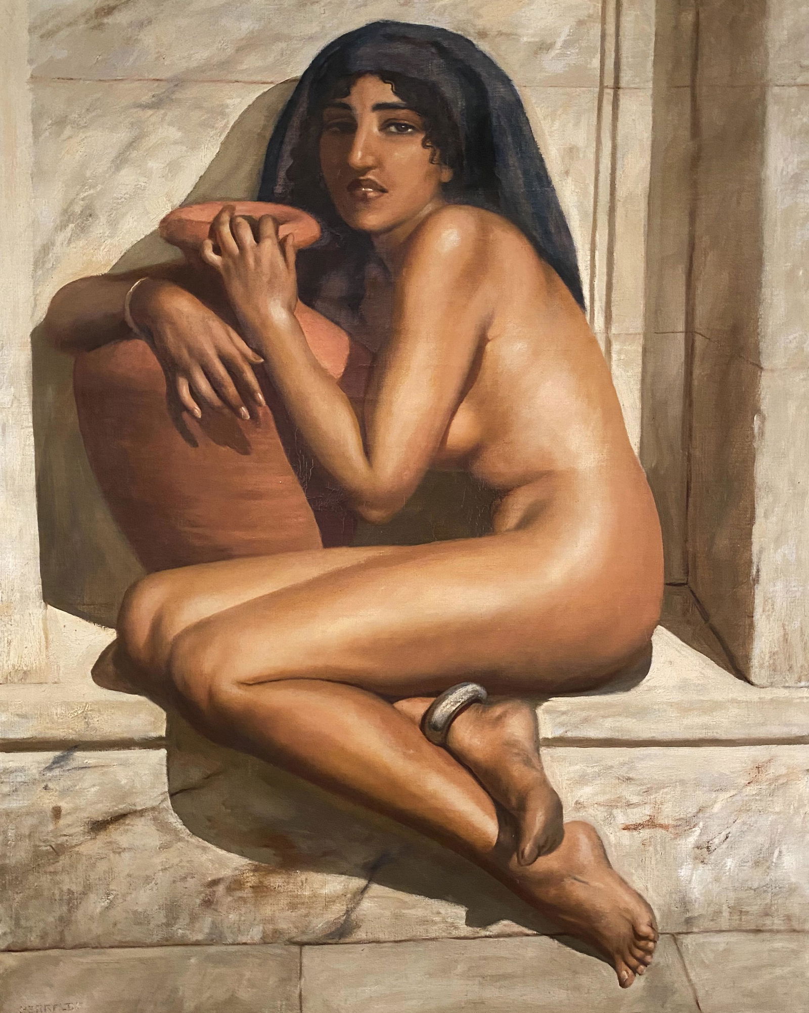 Marcel Rene von Herrfeldt, Nubian Beauty at the Baths (1 of 4)