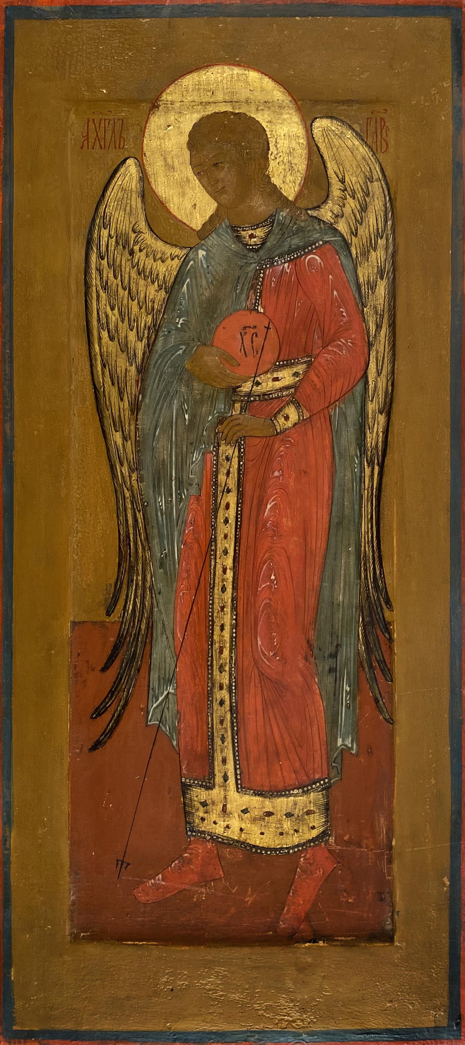 19th Century, A Russian Icon of the Archangel Gabriel (1 of 5)